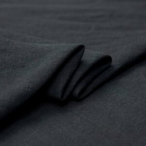 Linen-Black Fabric-003
